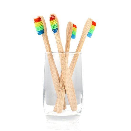 Tandborstar i bambu (7-pack) - Klicka på bilden för att stänga