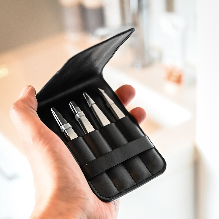 Professionella pincetter 4-pack